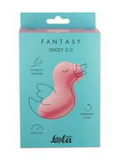 Lola Games Dobíjecí stimulátor klitorisu Fantasy Ducky 2.0 Pink