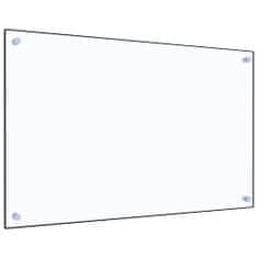 Vidaxl Kuchyňský panel průhledný 80 x 50 cm tvrzené sklo