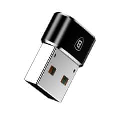 BASEUS Baseus adaptér z USB typu C na USB černý (CAAOTG-01)