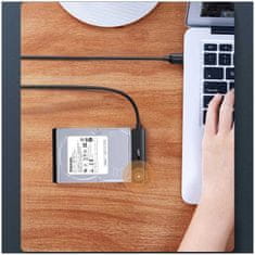 Ugreen Adaptér Ugreen HDD SSD 2,5'' SATA III 3.0 - USB 3.2 Gen 1 (USB 5 Gb/s) černý (70609 CM321)