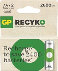 GP Nabíjecí bat. ReCyko 2600 AA (HR6) - 2ks