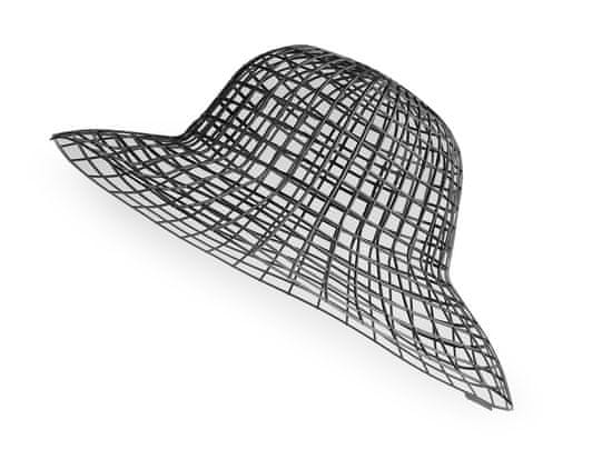 Plastový základ pro výrobu klobouku - černá