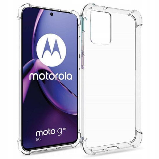 Tech-protect Kryt Motorola Moto G84 - Tech-Protect FlexAir Crystal transparentní