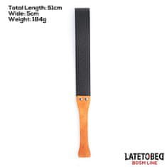 Zado LateToBed Flexible Paddle Wood (51 cm), plácačka na zadek s dřevěným úchopem