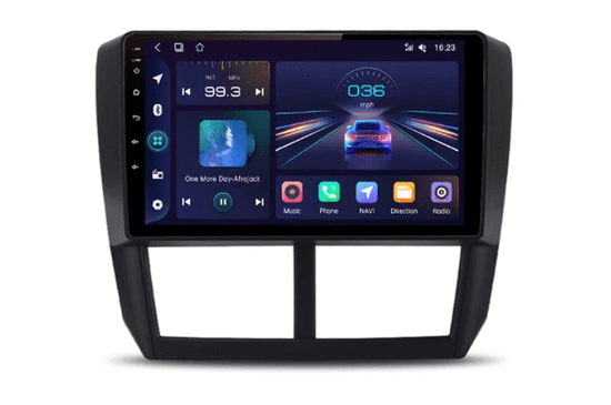 2din Autorádio Subaru Impreza Forester 2007 - 2013 Android s GPS navigací, WIFI, USB, Bluetooth, Android rádio Subaru Forester a Impreza 2007 - 2013