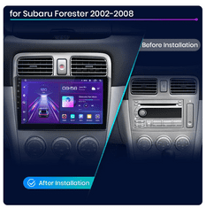 Android Autorádio Subaru Forester 2000-2008 Android s GPS navigací, WIFI, USB, Bluetooth, Android rádio Subaru Forester SG 2000-2008