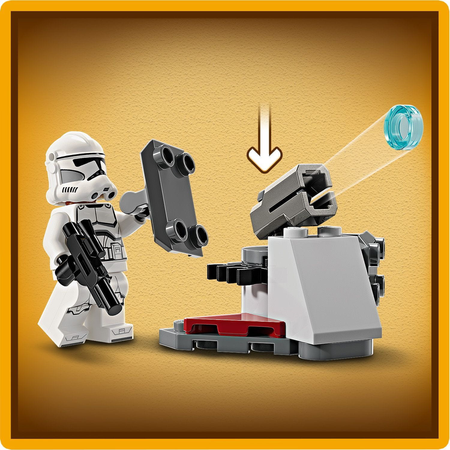 LEGO Star Wars 75372 Bitevní balíček klonového vojáka a bitevního droida