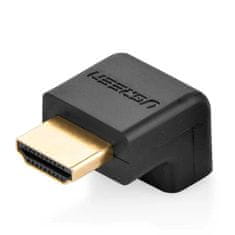 Ugreen Ugreen adaptér HDMI úhlový konektor spodní černý (20109)