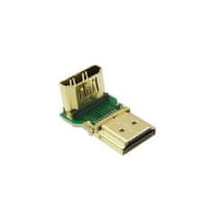 Ugreen Ugreen adaptér HDMI úhlový konektor spodní černý (20109)