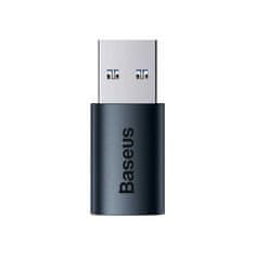 BASEUS Baseus Ingenuity Series Mini adaptér USB 3.1 OTG na USB-C modrý (ZJJQ000103)