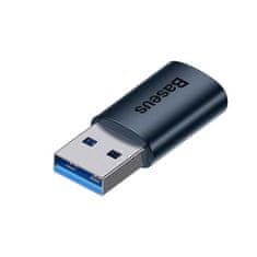 BASEUS Baseus Ingenuity Series Mini adaptér USB 3.1 OTG na USB-C modrý (ZJJQ000103)