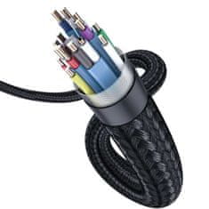 BASEUS Baseus Enjoyment kabelový adaptér kabel HDMI 4K60Hz 0,75 m tmavě šedý