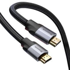 BASEUS Baseus Enjoyment kabelový adaptér kabel HDMI 4K60Hz 0,75 m tmavě šedý