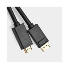 Ugreen Jednosměrný kabel Ugreen z DisplayPortu na HDMI 4K 30 Hz 32 AWG 1,5 m černý (DP101 10239)