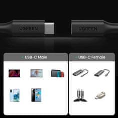 Ugreen Ugreen Prodlužovací kabel USB C (samec) - USB C (samice) 100W 10Gbps 1m černý