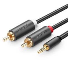 Ugreen Ugreen Audio kabel 3,5 mm mini jack (samec) - 2RCA (samec) 1,5 m (AV102)