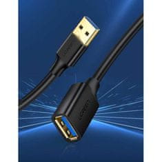 Ugreen Prodlužovací kabel Ugreen USB 3.0 (samice) - USB 3.0 (samec) 1m černý (10368)