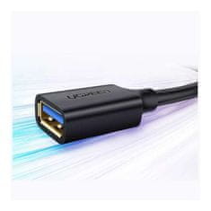 Ugreen Prodlužovací kabel Ugreen USB 3.0 (samice) - USB 3.0 (samec) 1m černý (10368)