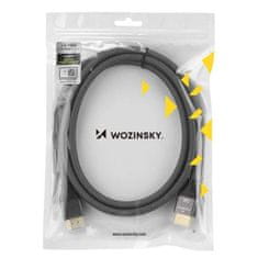 WOZINSKY Kabel Wozinsky HDMI 2.1 8K 60 Hz 48 Gb/s / 4K 120 Hz / 2K 144 Hz 1 m stříbrný (WHDMI-10)