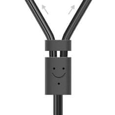 Ugreen Ugreen audio kabel 3,5 mm mini jack (samice) - 2RCA (samec) 25 cm šedý (AV102 10561)