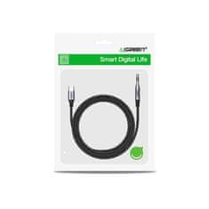 Ugreen Ugreen stereo audio kabel AUX 3,5 mm mini jack - USB typ C pro tablet a telefon 1 m černý (CM450 20192)