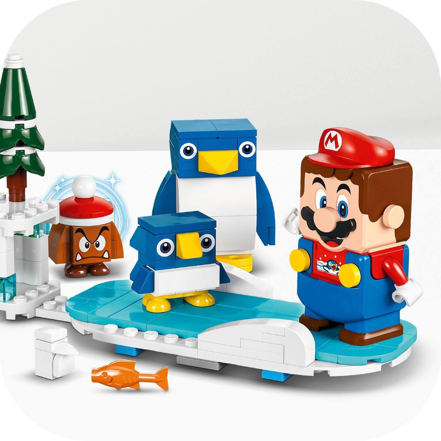 LEGO Super Mario 71430 Sněhové dobrodružství s rodinou penguin – rozšiřující set