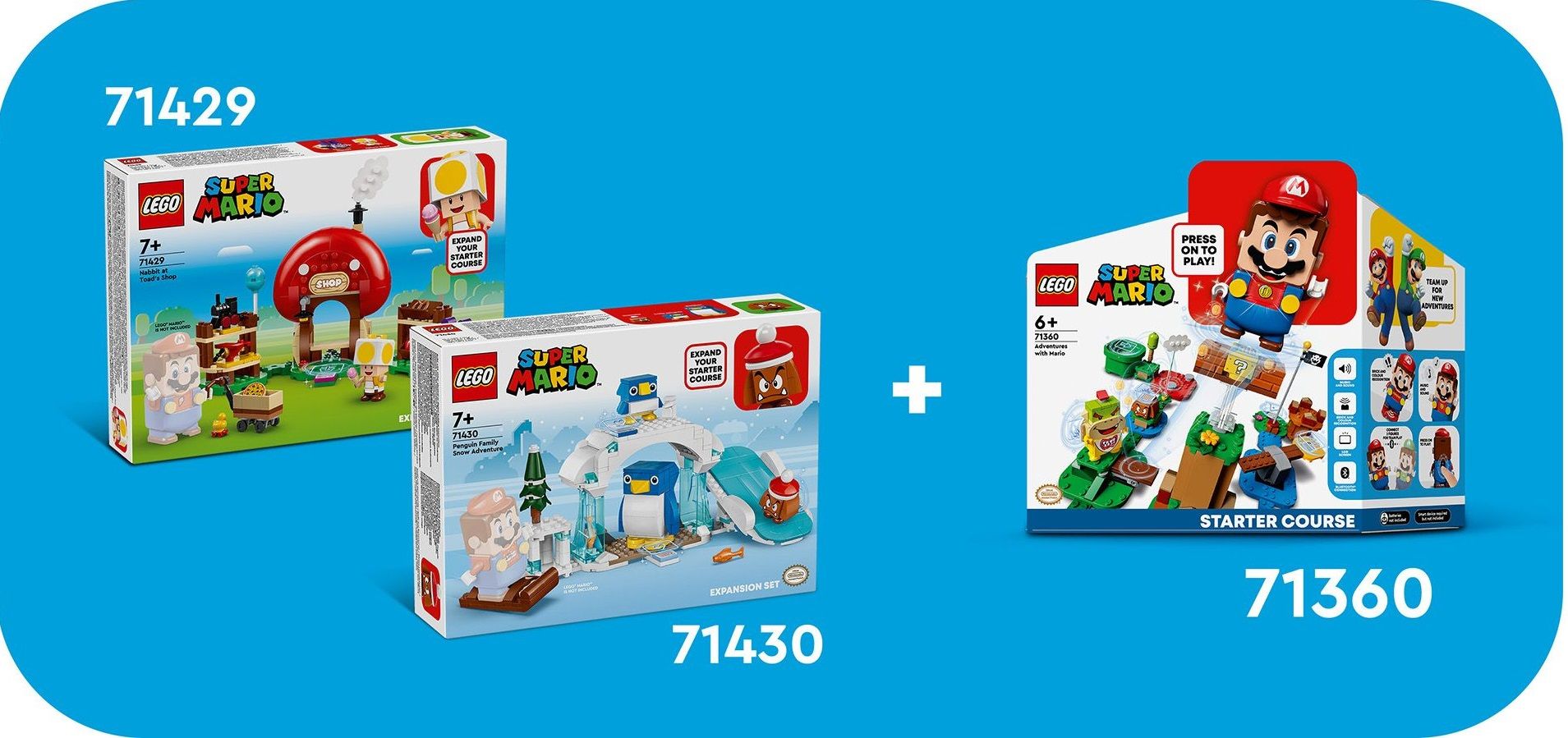 LEGO Super Mario 71430 Sněhové dobrodružství s rodinou penguin – rozšiřující set