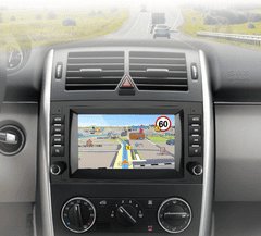 2Din Android Autorádio do Volkswagen Crafter od 2006, GPS navigace, WiFi, Bluetooth - Handsfree VW Crafter rádio, Mercedes Viano, Vito, Sprinter Autorádio s Kamerou