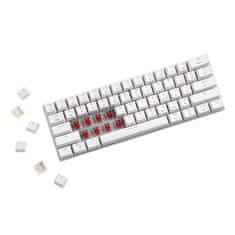 Motospeed Bezdrátová mechanická klávesnice Motospeed SK62 White (modrý spínač)