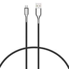 Cygnett Kabel USB pro micro USB Cygnett Armoured 12W 2m (černý)