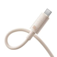 BASEUS Rychlonabíjecí kabel Baseus USB na USB-C Habitat Series 1m 100W (růžový)