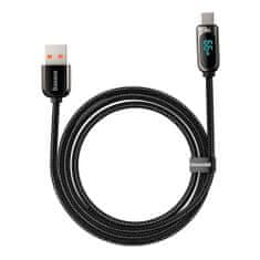 BASEUS Kabel displeje USB na Type-C, 66W, 2 m (černý)