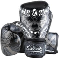 Fairtex 8 WEAPONS Boxerské rukavice Bone Island - černé