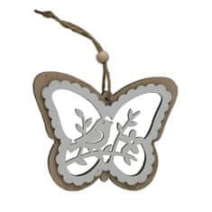 Goba Závěsný motýl bílý 2001303