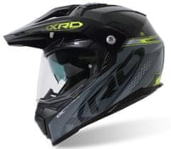 XRC Helma na moto dark grey/black/fluo vel. M