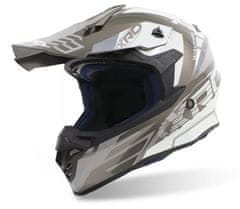 XRC Helma na motokros grey/dark grey/white vel. M