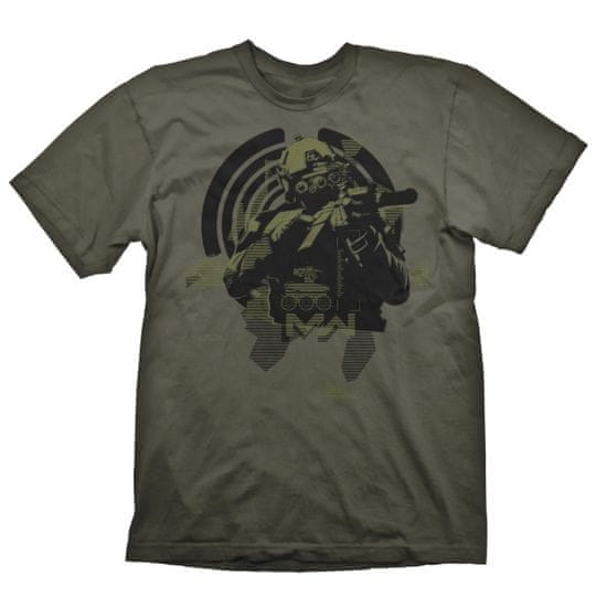 Gaya Entertainment Call of Duty: Modern Warfare pánské tričko "Soldier in Focus" Army - velikost - XL