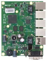 Mikrotik RouterBOARD RB450Gx4, 1 GB RAM, IPQ-4019 (716 MHz), 5× Gbit LAN, 802.3af/at, licence L5