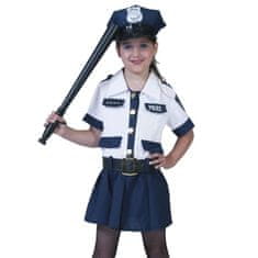 funny fashion Dětský kostým Policistka Carla 152