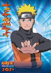 CurePink Dárkový set Naruto: Kalendář - diář - propiska (32 x 32 x 14 cm)