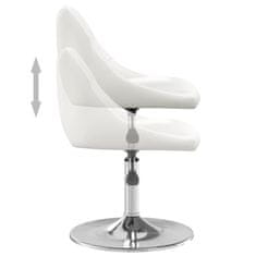 Vidaxl Barová stolička bílá umělá kůže