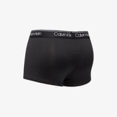 Calvin Klein Microfibertretch-Low Rise Boxer 3-Pack Black/ Tigers Eye/ Bluehadow XL Různobarevný