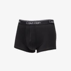 Calvin Klein Microfibertretch-Low Rise Boxer 3-Pack Black/ Tigers Eye/ Bluehadow M Různobarevný