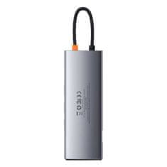 BASEUS Baseus 9v1 multifunkční USB-C HUB - 3xUSB 3.2 USB-C PD 100W VGA FHD 60Hz HDMI 4K 30Hz TF a čtečka SD karet / RJ45 1Gbps