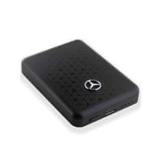 MERCEDES Mercedes Stars Vzor MagSafe 15W 5000mAh powerbanka černá