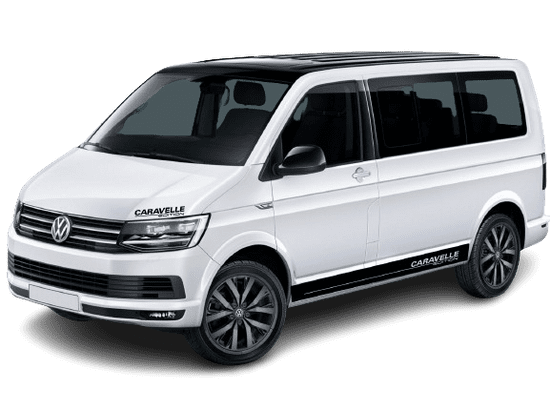 AUTOSAMOLEPKY.cz Samolepka na Volkswagen Caravelle Edition - ČERNÁ sada - long verze