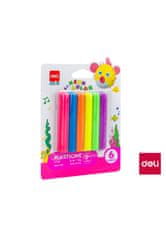 Deli stationery Plastelína měkká NEON 6 barev DELI EH713