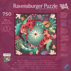 Ravensburger Puzzle Art & Soul: Zvířecí sny 750 dílků