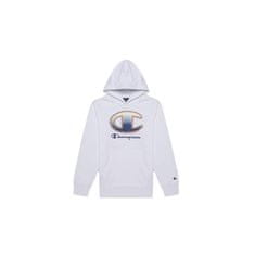 Champion Mikina bílá 156 - 167 cm/XL Hooded Sweatshirt