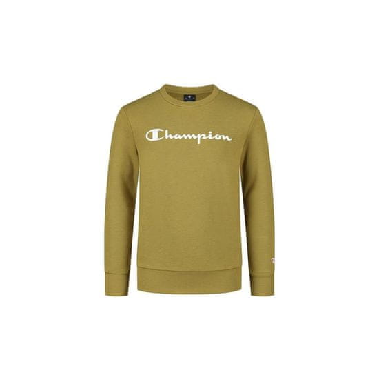 Champion Mikina olivová Crewneck Sweatshirt